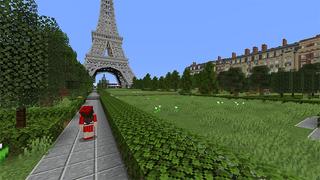 Screenshot of the Minecraft Bedrock Marketplace product France Paris created by Mine-North.