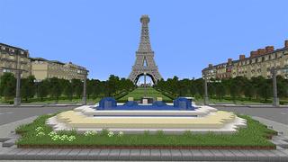 Screenshot of the Minecraft Bedrock Marketplace product France Paris created by Mine-North.