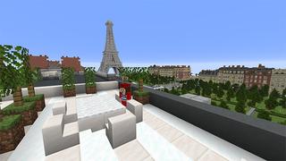 Screenshot of the Minecraft Bedrock Marketplace product France Paris created by Mine-North.