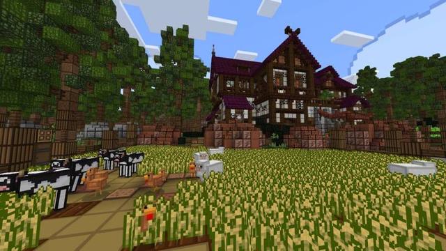 Screenshot of the Minecraft Bedrock Marketplace product Funline Texture Pack created by Mine-North.