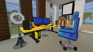 Screenshot of the Minecraft Bedrock Marketplace product Gaming Furniture created by Mine-North.
