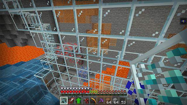 Screenshot of the Minecraft Bedrock Marketplace product Hacker Client created by Mine-North.