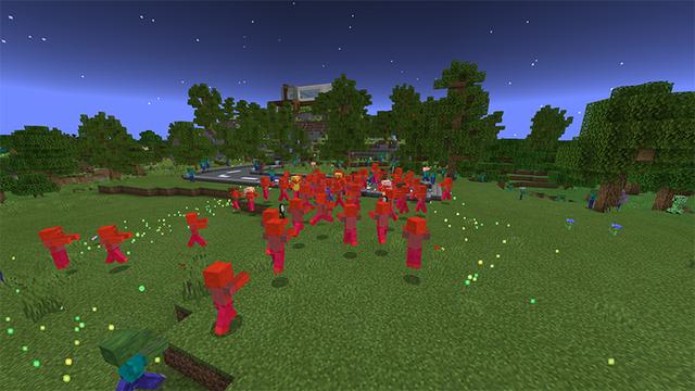 Screenshot of the Minecraft Bedrock Marketplace product Hacker Client created by Mine-North.