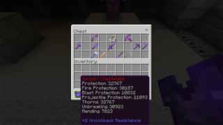 Screenshot of the Minecraft Bedrock Marketplace product Hacker Items created by Mine-North.