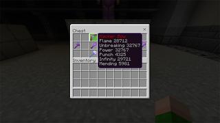 Screenshot of the Minecraft Bedrock Marketplace product Hacker Items created by Mine-North.