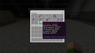 Screenshot of the Minecraft Bedrock Marketplace product Hacker Items created by Mine-North.