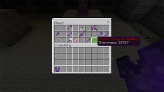 Screenshot of the Minecraft Bedrock Marketplace product Hacker Items created by Mine-North.