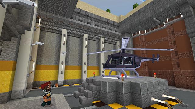 Screenshot of the Minecraft Bedrock Marketplace product Hidden Base created by Mine-North.