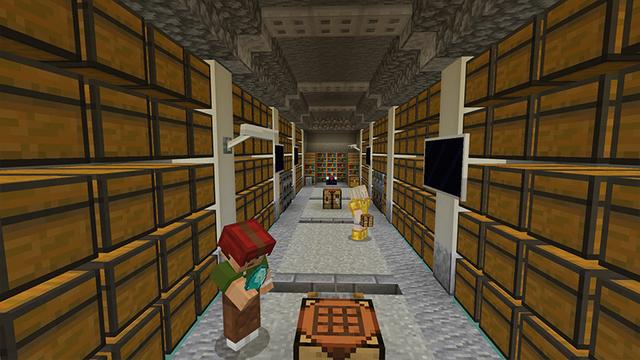 Screenshot of the Minecraft Bedrock Marketplace product Hidden Base created by Mine-North.