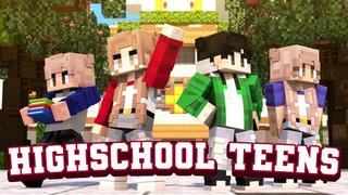 Thumbnail of the Minecraft Bedrock Marketplace product HighSchool Teens created by Mine-North.