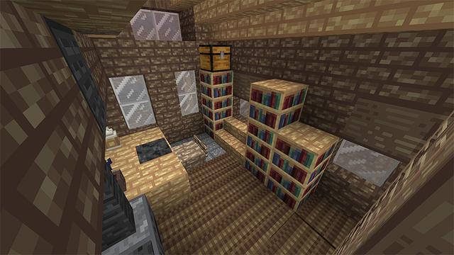 Screenshot of the Minecraft Bedrock Marketplace product Horror Texture Pack created by Mine-North.