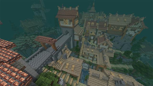 Screenshot of the Minecraft Bedrock Marketplace product Horror Texture Pack created by Mine-North.