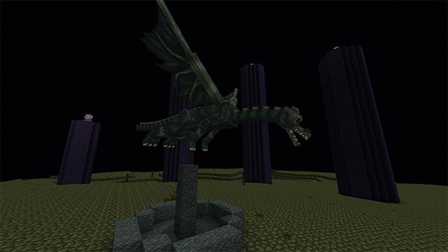 Screenshot of the Minecraft Bedrock Marketplace product Horror Texture Pack created by Mine-North.