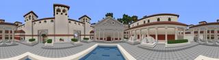 Panorama of the Minecraft Bedrock Marketplace product Imperial Roman City created by Mine-North.