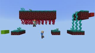 Screenshot of the Minecraft Bedrock Marketplace product Infinite Parkour created by Mine-North.