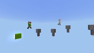 Screenshot of the Minecraft Bedrock Marketplace product Infinite Parkour created by Mine-North.