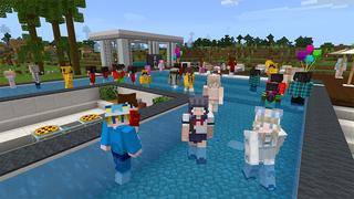 Screenshot of the Minecraft Bedrock Marketplace product Influencer Mansion created by Mine-North.