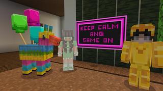 Screenshot of the Minecraft Bedrock Marketplace product Influencer Mansion created by Mine-North.