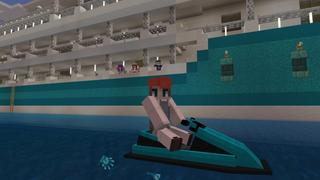 Screenshot of the Minecraft Bedrock Marketplace product Jetskis created by Mine-North.