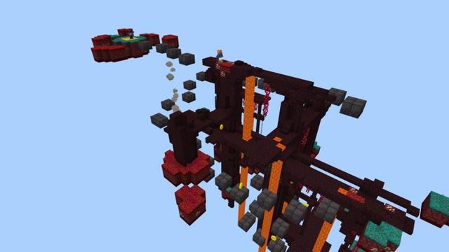 Screenshot of the Minecraft Bedrock Marketplace product Jump Battle created by Mine-North.