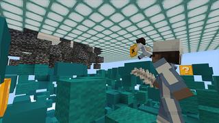 Screenshot of the Minecraft Bedrock Marketplace product Jump Up created by Mine-North.