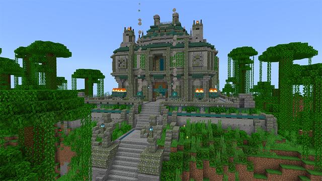 Screenshot of the Minecraft Bedrock Marketplace product Jungle King created by Mine-North.