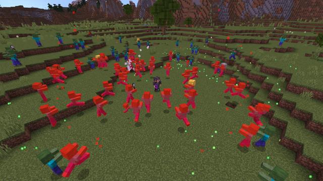 Screenshot of the Minecraft Bedrock Marketplace product Kill Aura created by Mine-North.