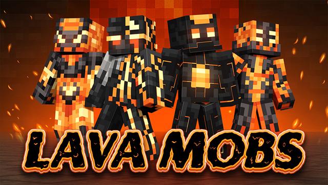 Thumbnail of the Minecraft Bedrock Marketplace product Lava Mobs created by Mine-North.