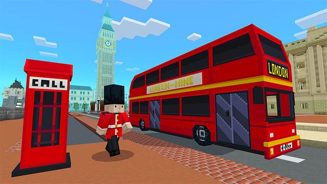Screenshot of the Minecraft Bedrock Marketplace product London created by Mine-North.