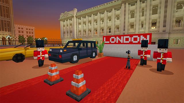 Screenshot of the Minecraft Bedrock Marketplace product London created by Mine-North.