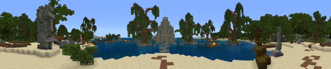 Panorama of the Minecraft Bedrock Marketplace product Lucky Block Animals created by Mine-North.