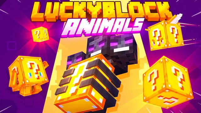 Thumbnail of the Minecraft Bedrock Marketplace product Lucky Block Animals created by Mine-North.