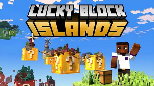 Thumbnail of the Minecraft Bedrock Marketplace product Lucky Block Islands created by Mine-North.
