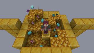 Screenshot of the Minecraft Bedrock Marketplace product Lucky Block Race created by Mine-North.