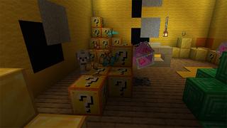Screenshot of the Minecraft Bedrock Marketplace product Lucky Block Survival created by Mine-North.