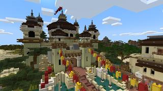 Screenshot of the Minecraft Bedrock Marketplace product Lucky Block Survival created by Mine-North.