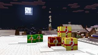 Screenshot of the Minecraft Bedrock Marketplace product Lucky Blocks Presents created by Mine-North.