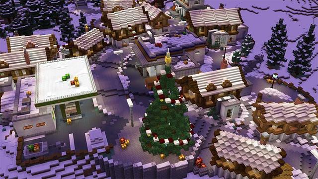 Screenshot of the Minecraft Bedrock Marketplace product Lucky Blocks Presents created by Mine-North.