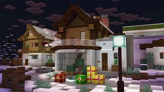 Screenshot of the Minecraft Bedrock Marketplace product Lucky Blocks Presents created by Mine-North.