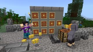 Screenshot of the Minecraft Bedrock Marketplace product Luckyblock Castle created by Mine-North.