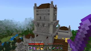 Screenshot of the Minecraft Bedrock Marketplace product Luckyblock Castle created by Mine-North.