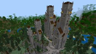 Screenshot of the Minecraft Bedrock Marketplace product Luckyblock Castle created by Mine-North.