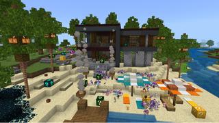 Screenshot of the Minecraft Bedrock Marketplace product Luckyblock Hacker created by Mine-North.
