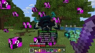 Screenshot of the Minecraft Bedrock Marketplace product Luckyblock Rain created by Mine-North.