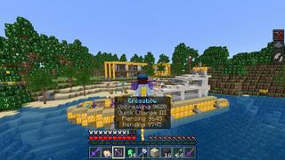 Screenshot of the Minecraft Bedrock Marketplace product Luckyblock World ++ created by Mine-North.