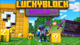 Thumbnail of the Minecraft Bedrock Marketplace product Luckyblock World ++ created by Mine-North.