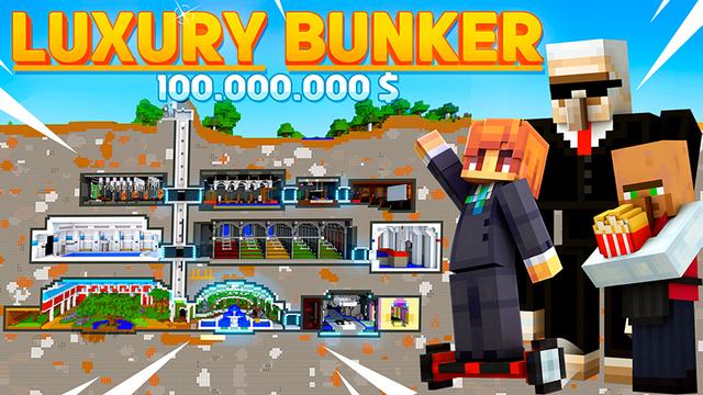 Thumbnail of the Minecraft Bedrock Marketplace product Luxury Bunker created by Mine-North.