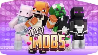 Thumbnail of the Minecraft Bedrock Marketplace product Maid Mobs created by Mine-North.