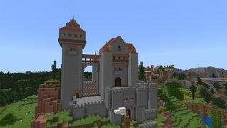 Screenshot of the Minecraft Bedrock Marketplace product Medieval Castle created by Mine-North.