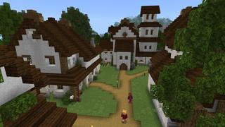 Screenshot of the Minecraft Bedrock Marketplace product Aldea Medieval created by Mine-North.